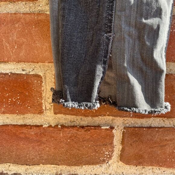 Rag & Bone $275 Evelyn Two Tone High Waisted Jeans Frayed Hem sz 25 - Picture 10 of 12